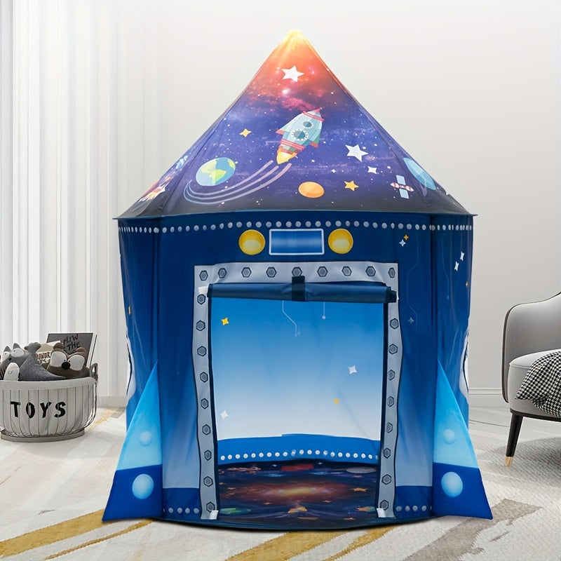 Tente de jeu escamotable Galaxy Explorer - Thème spatial, pour l’intérieur et l’extérieur