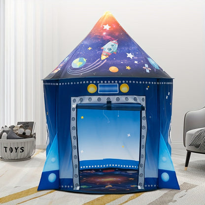 Tente de jeu escamotable Galaxy Explorer - Thème spatial, pour l’intérieur et l’extérieur