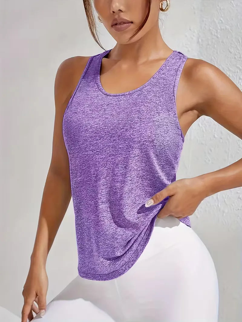Débardeur de sport dos nageur avec mesh