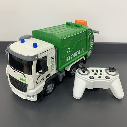 エコトラック RCごみ収集車 - ライトとサウンド付きのリアルな玩具車両