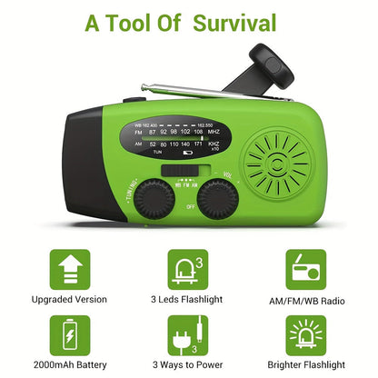 Radio de emergencia compacto Survivor - Práctico y potente en emergencias