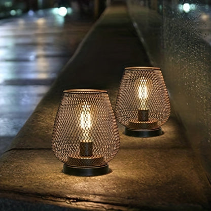 Sada stolních lamp RusticMesh – Industriální styl a atmosférické osvětlení