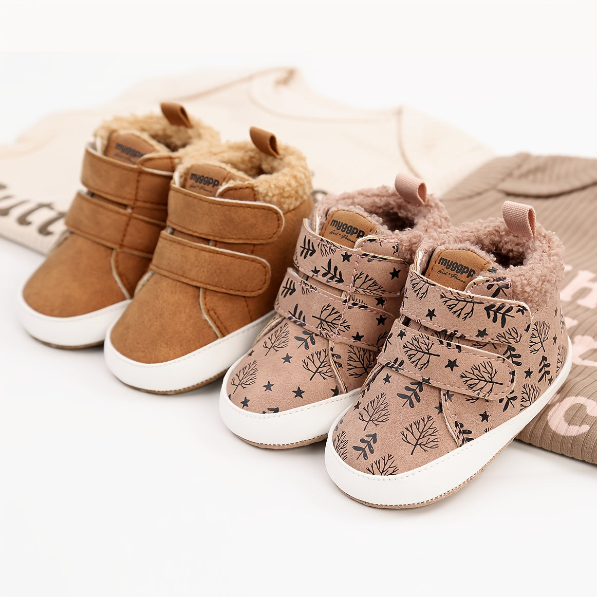 Stivaletti comodi con velcro per bambini maschi - Eon