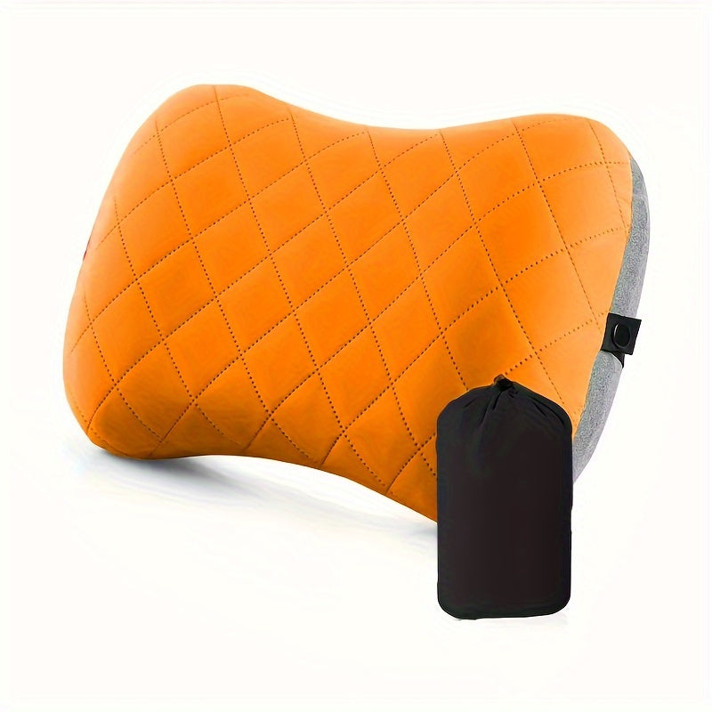 Almohada ergonómica inflable para acampar – Ideal para brindar apoyo al cuello y la zona lumbar durante excursiones y acampadas