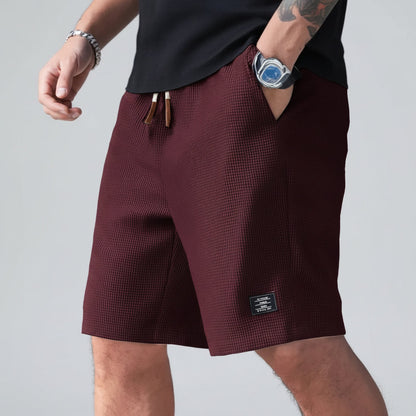 Casual sports shorts for men – summer, loose-fitting pants with drawstring and pockets