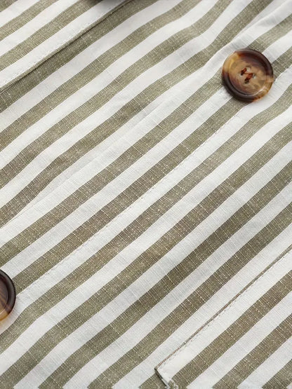 Chemise décontractée rayée