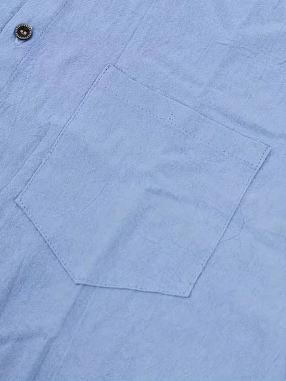 Chemise à manches courtes avec poche poitrine
