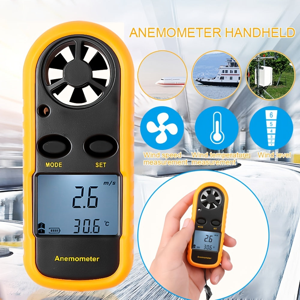 Compact Digital Anemometer – Handheld and Accurate for Outdoor Measurements