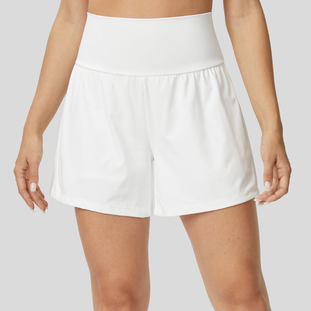 Yoga-Shorts mit hohem Bund