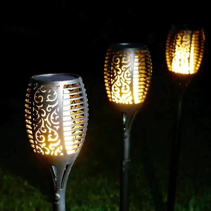 2x Solar Garden Lanterns for Magical Evenings
