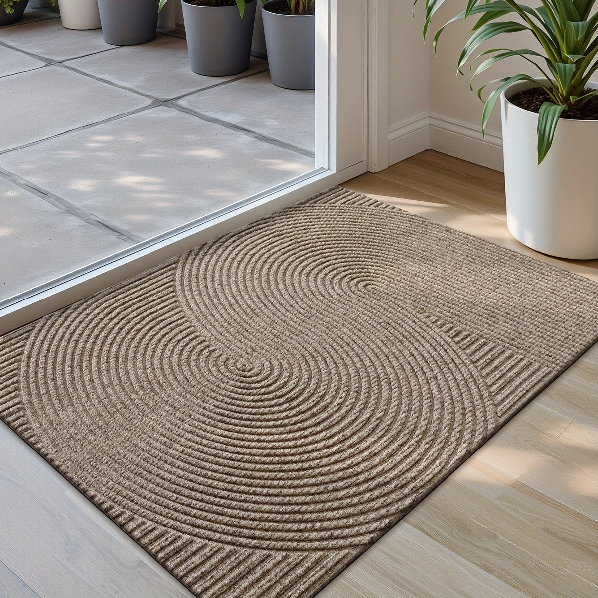 Felpis de puerta geométrico Dajiang – Duradero y elegante