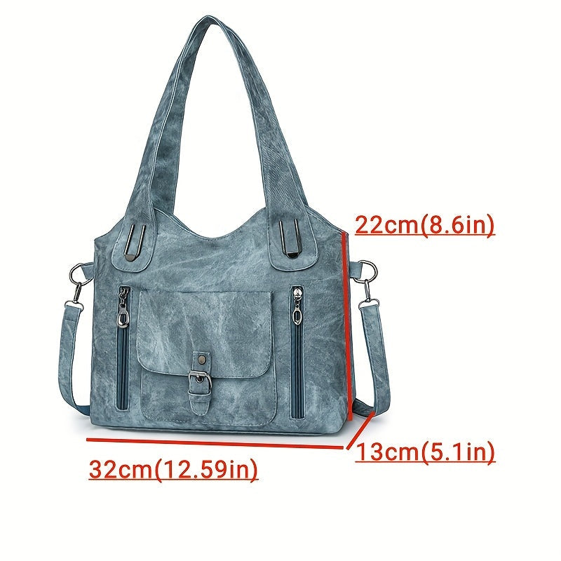 Vintage Chic Shoulder Bag – Practical and Elegant