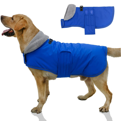 Cappotto per cani con fodera calda, adatto a diverse razze e ideale per l'inverno