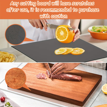 Tabla de cortar acrílica con superficie antideslizante - Utensilio de cocina resistente para cortar con seguridad