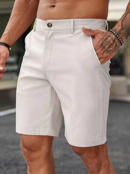Shorts avec bouton et poches