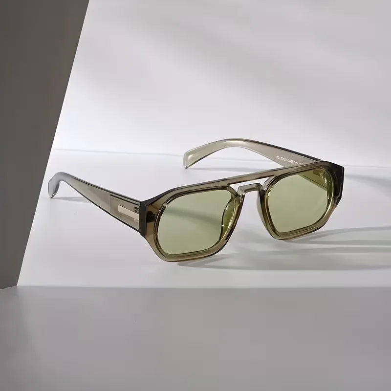 Lunettes de soleil rectangulaires en polycarbonate