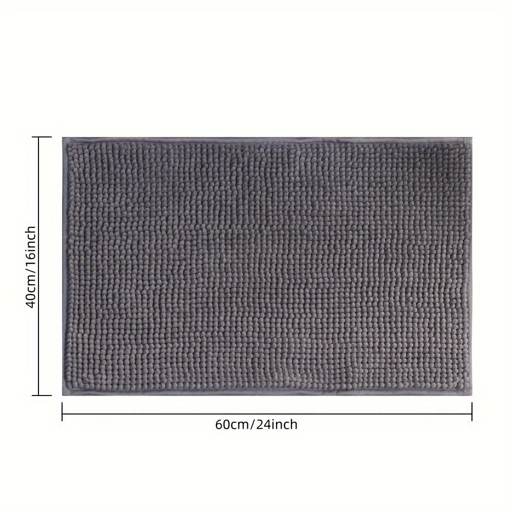 Badmat van ultrazachte chenille – Perfect voor de badkamer of hal