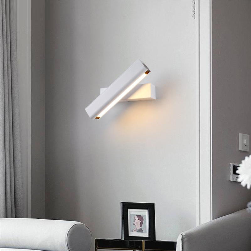 Modern LED Wall Lamp of Wood and Metal