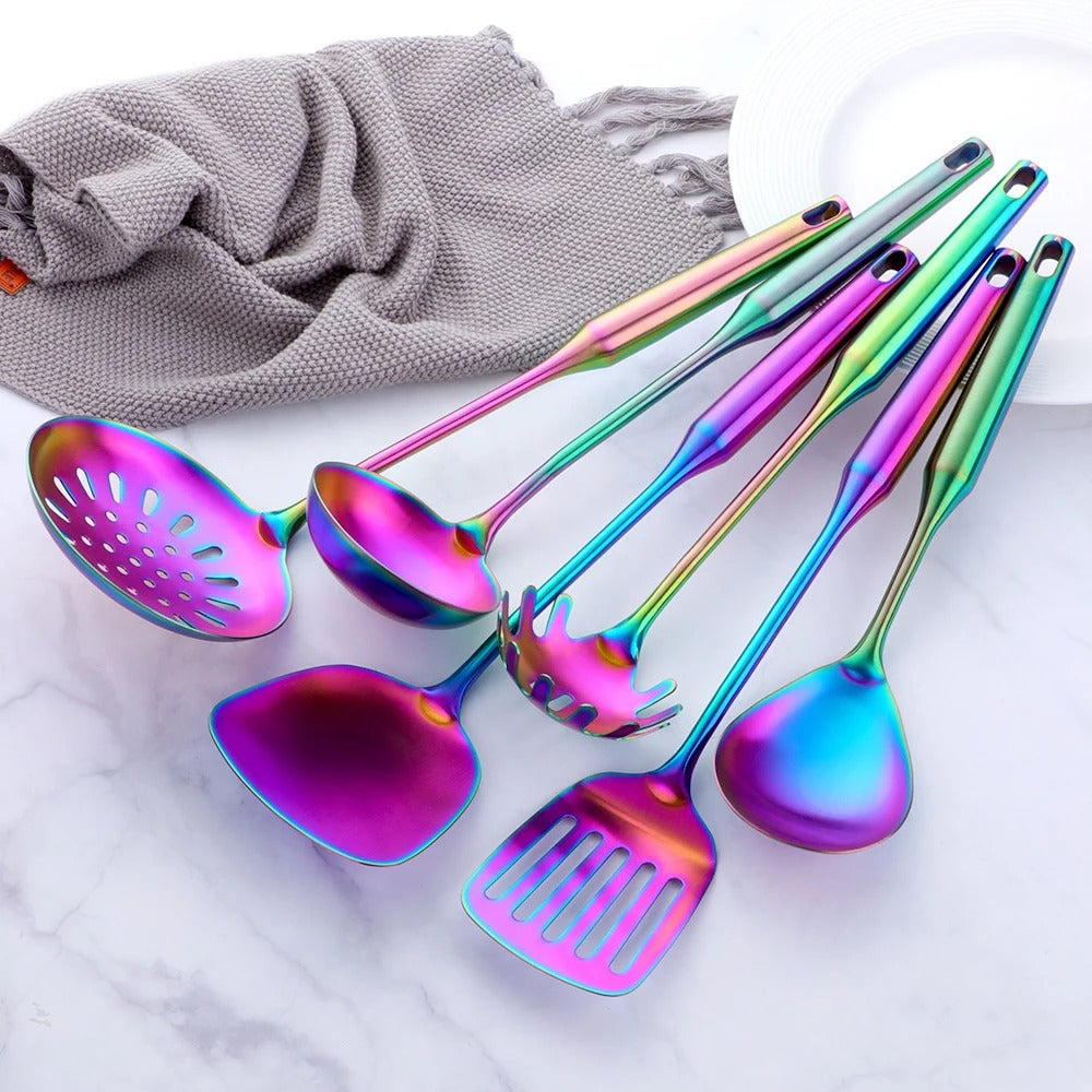 Stockholm 7-Piece Stainless Steel Kitchen Utensil Set - Durable - Functional - Stylish