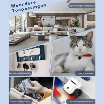 Rastreador perdido - Localizador inalámbrico inteligente para llaves y mascotas