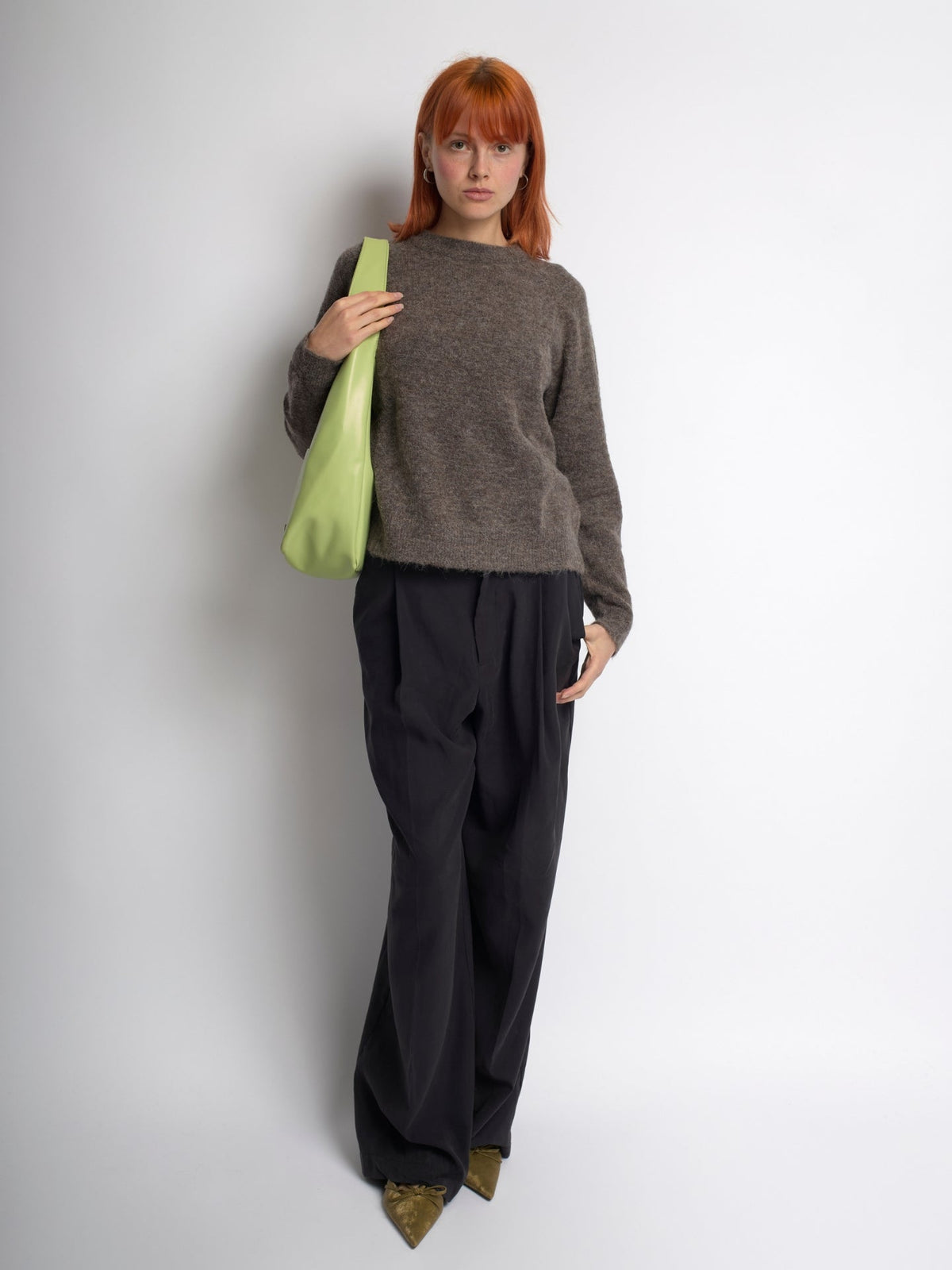 Minimalist Vegan Empty Hobo Shoulder Bag