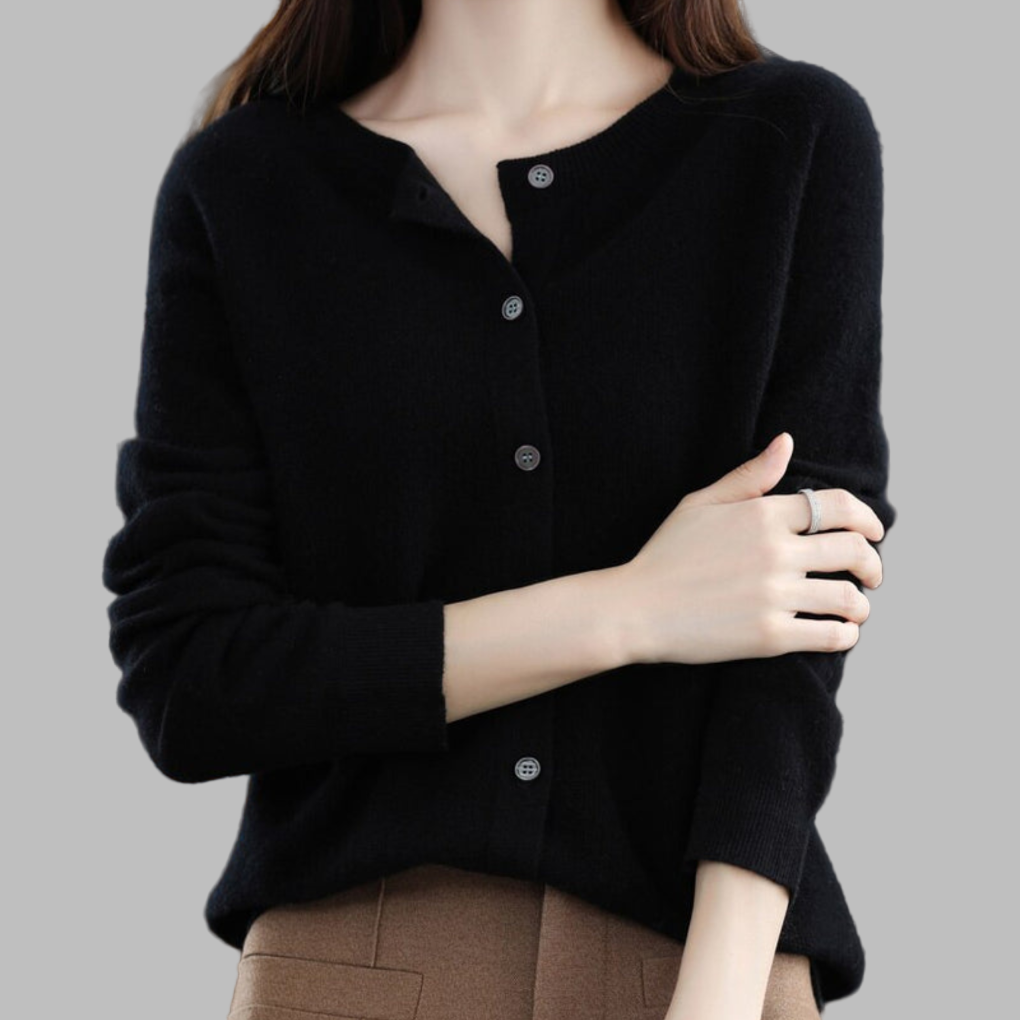 Women's O-neck Cardigan