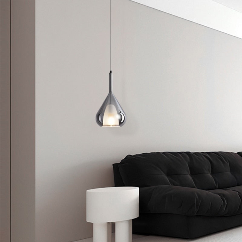 Suspension en verre Larmes de lumière