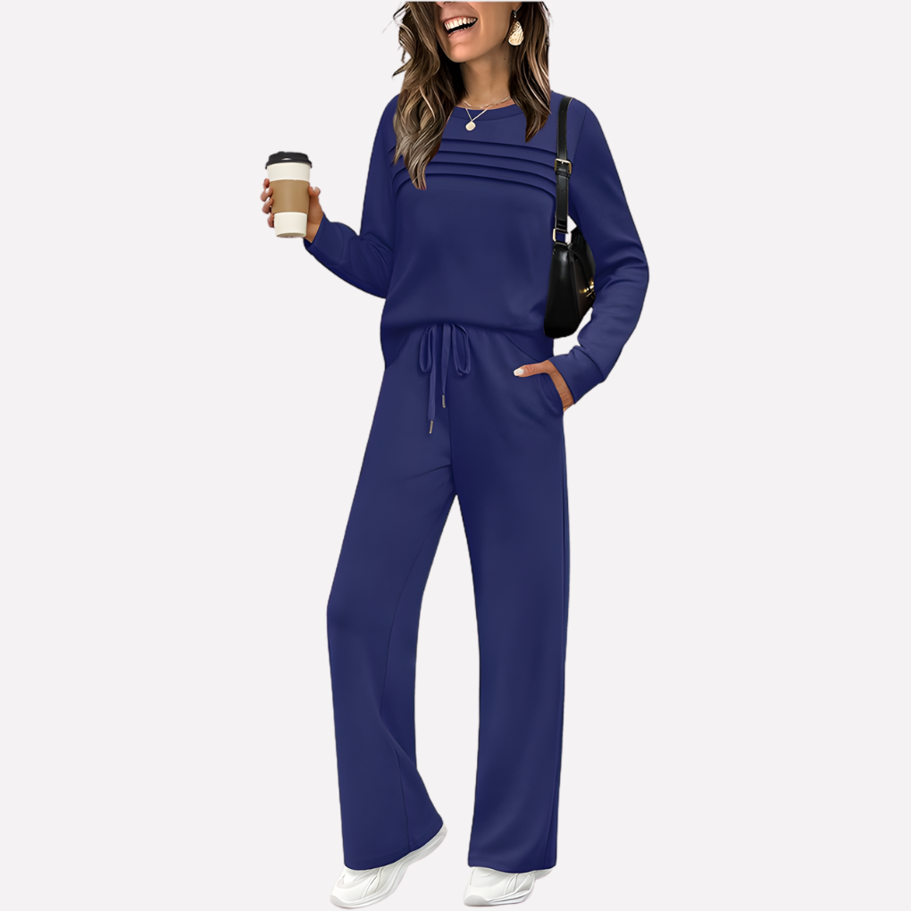 Trendy tweedelige loungeset voor dames – perfect om te ontspannen
