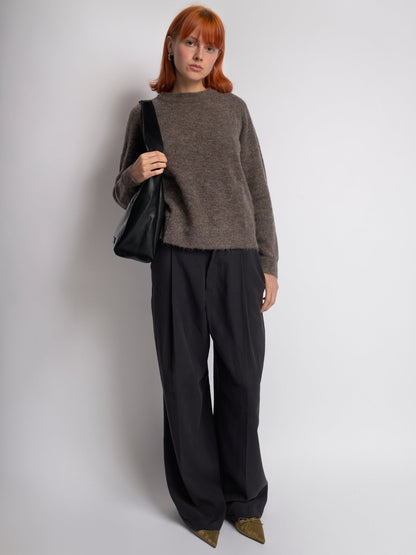 Minimalist Vegan Empty Hobo Shoulder Bag