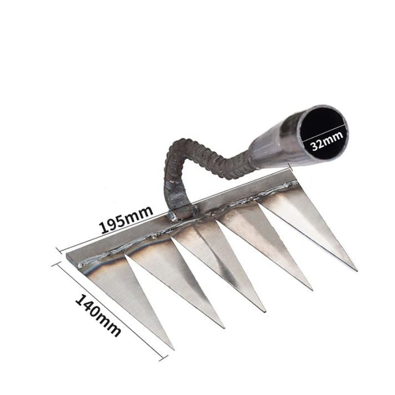 Adena Weed Rake Pro - Everything turned over in no time