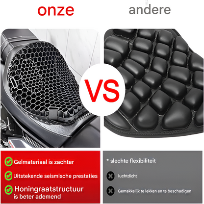 Motorcycle Gel Seat Cushion for Long Distances
