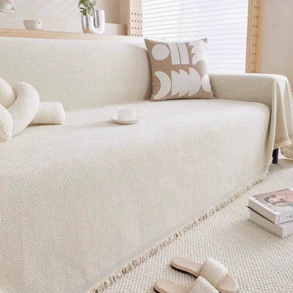 Waterproof Sofa Cover with Modern Chenille Look