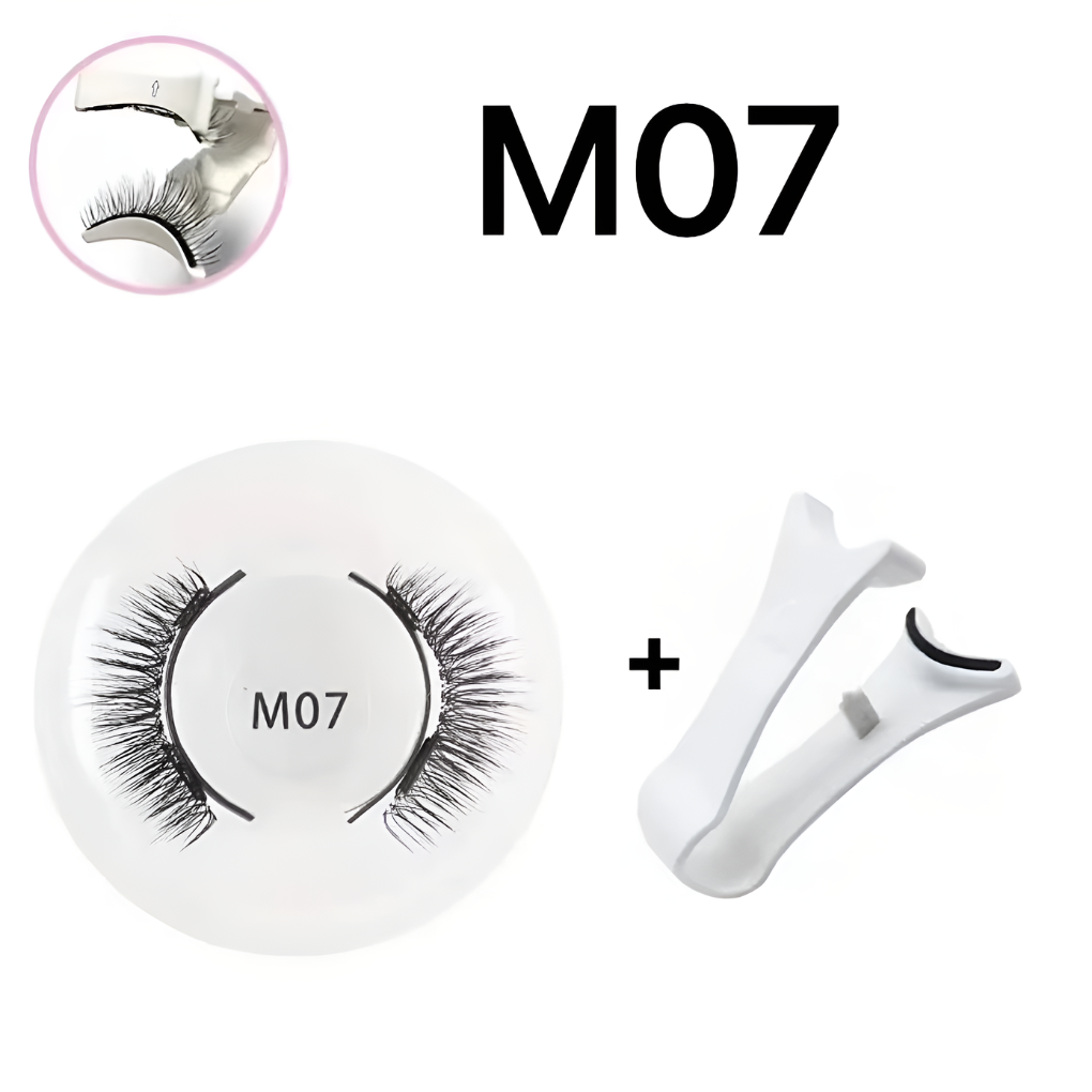 Reusable Magnetic Eyelash and Tweezers Set