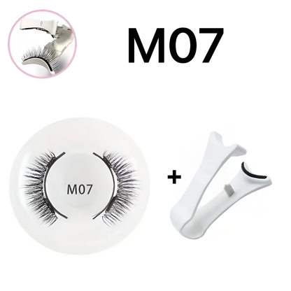 Reusable Magnetic Eyelash and Tweezers Set