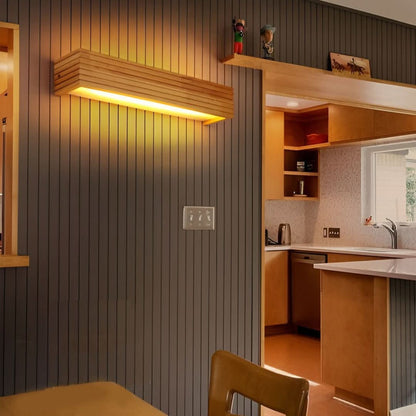 GlowWood - Rechteckige wasserdichte LED-Leuchte