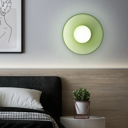 Plafón redondo moderno de cristal – Diseño elegante y atemporal