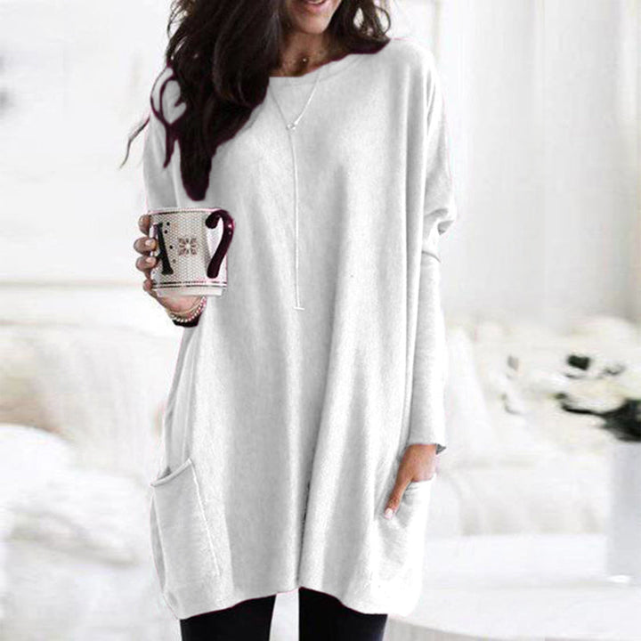 Ladies' Sweater Dress with Pockets