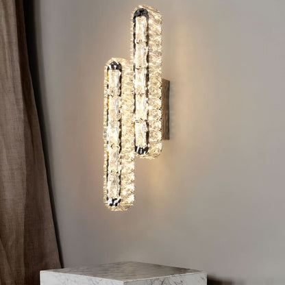 Lumina - dvojitý LED pás s krystaly