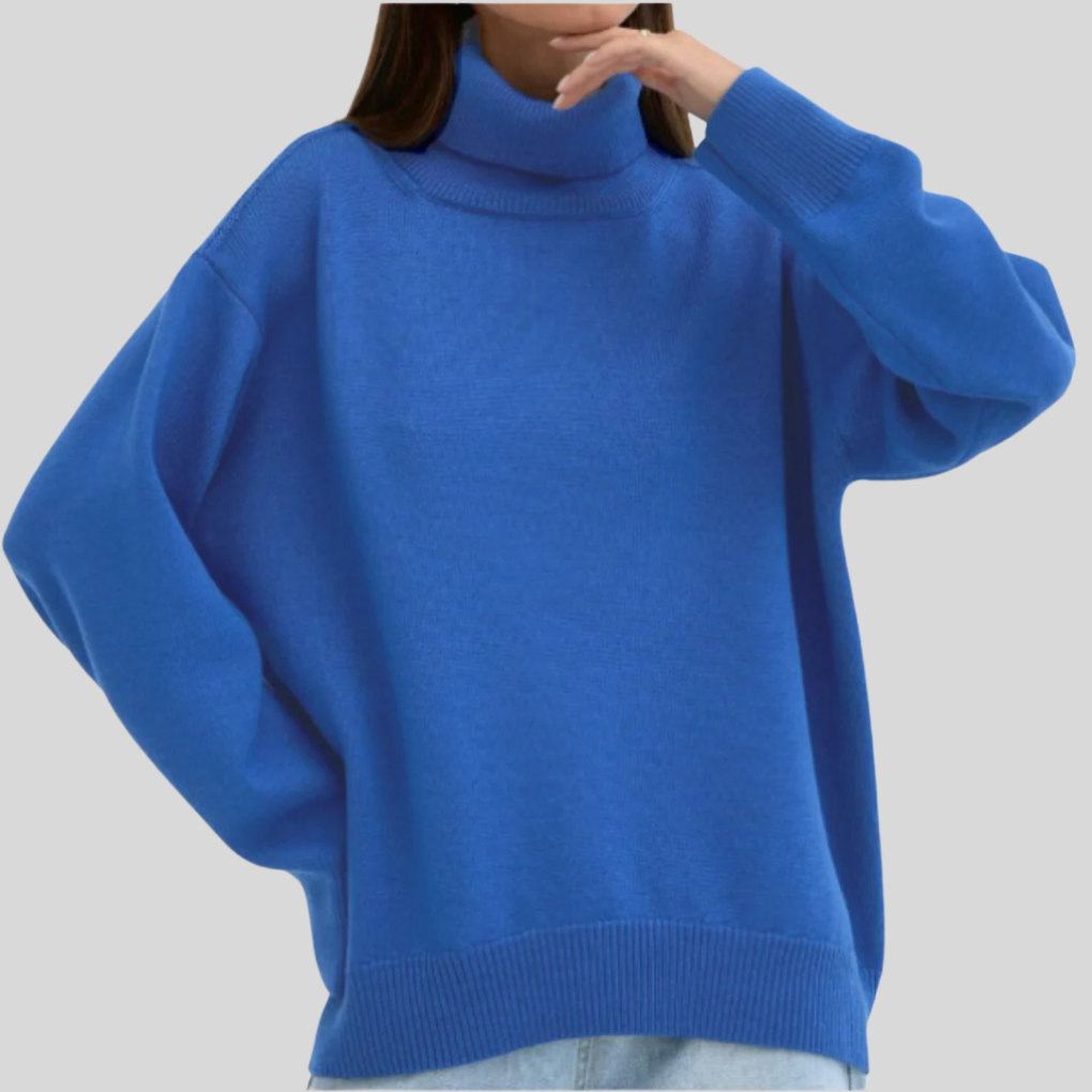 Modern roll neck jumpers for women