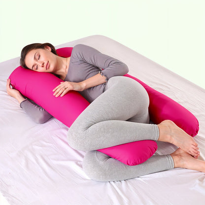 All Night Sleep Pregnancy U Pillow - Must Have for Regular Comfort & Maternity Sleep