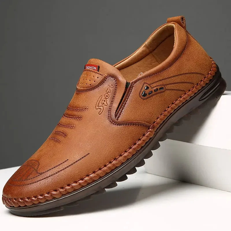 Solaro – Mocasines de cuero elegantes para hombre