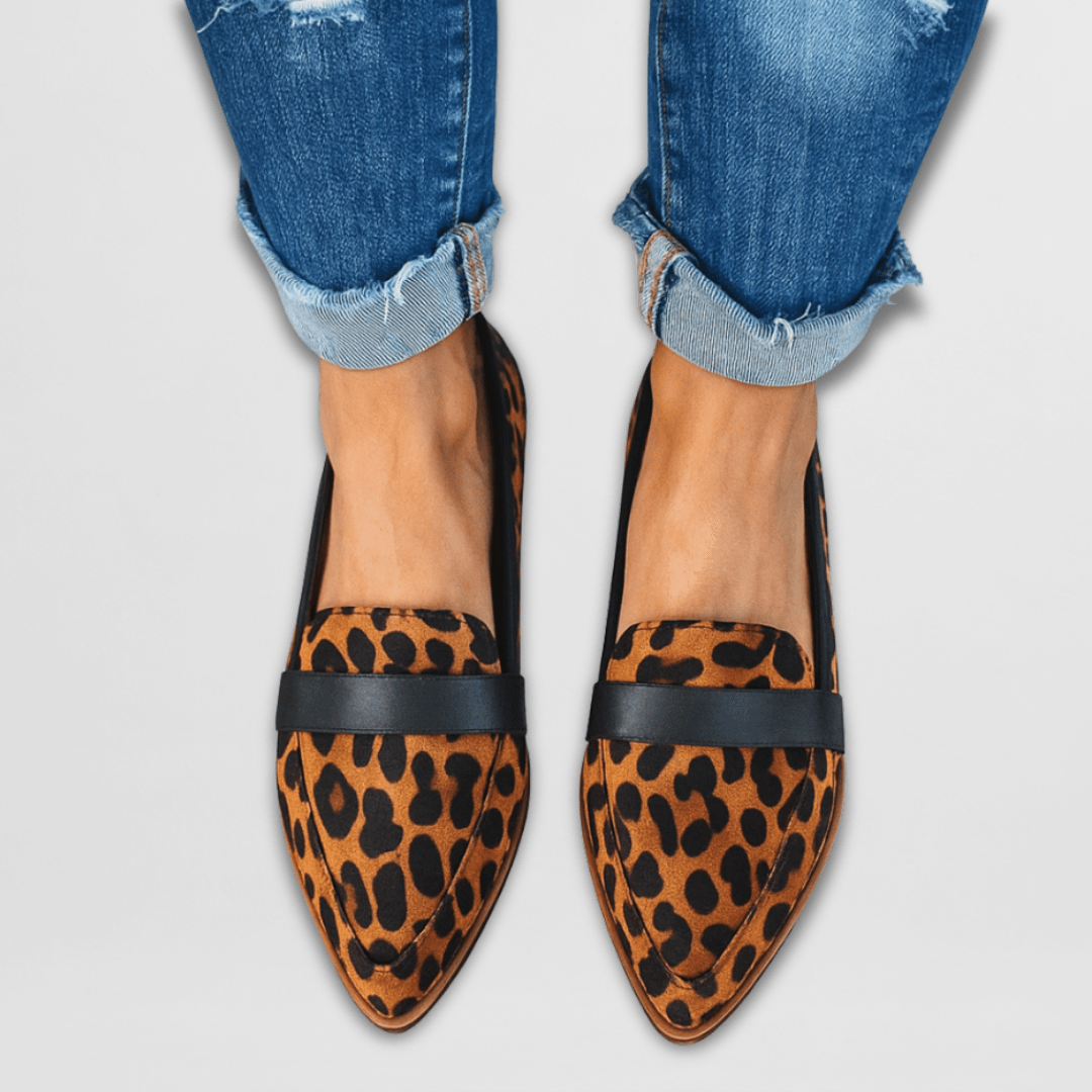 Ladies' Orthopaedic Loafers with Pointed Toe and Soft Sole