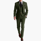 Ensemble de costume formel pour homme avec veste et gilet