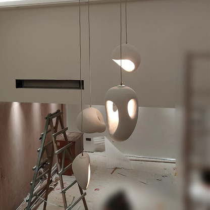 Pendant Light with Organic Style and Warm Light
