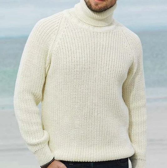 Suéter de cuello alto tejido para hombre - Keanu