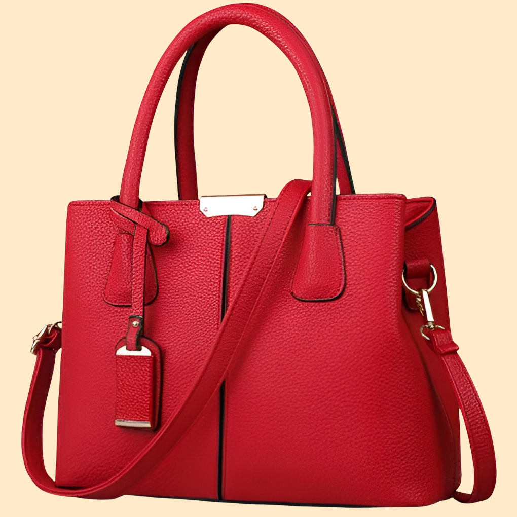 Elegante Lederschultertasche für Damen