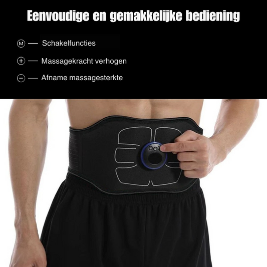 Cinturón de Estimulación Muscular Eléctrica para Abdomen, Cintura y Más