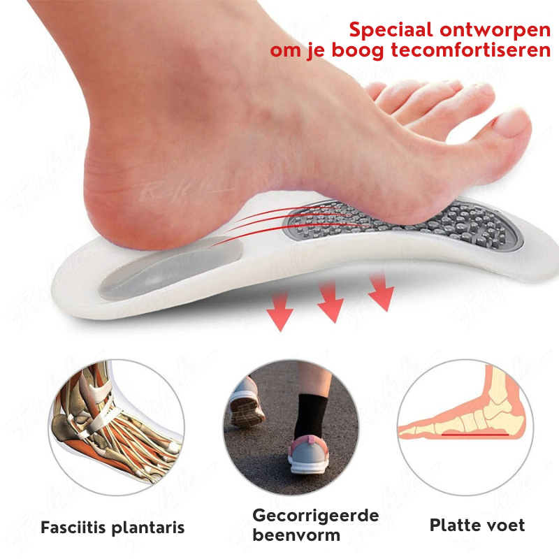 Orthopaedic Insoles for Flat Feet and Foot Correction