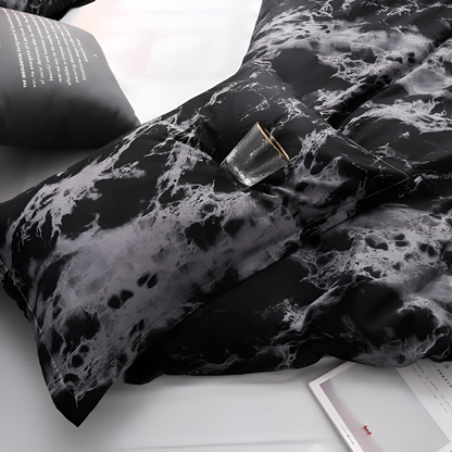 SV - Luxury Black Duvet Cover Set