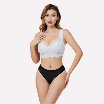 Push-up bra without underwire